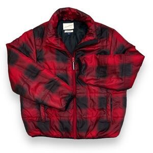 Universal Thread Buffalo Plaid Puffer Jacket Medium